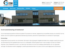 Tablet Screenshot of g-com.nl